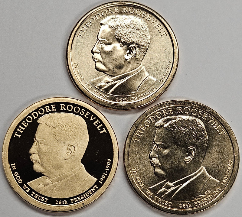 2013-PDS Roosevelt - Theodore - Presidential Dollars . . . . Choice BU and Superb Proof