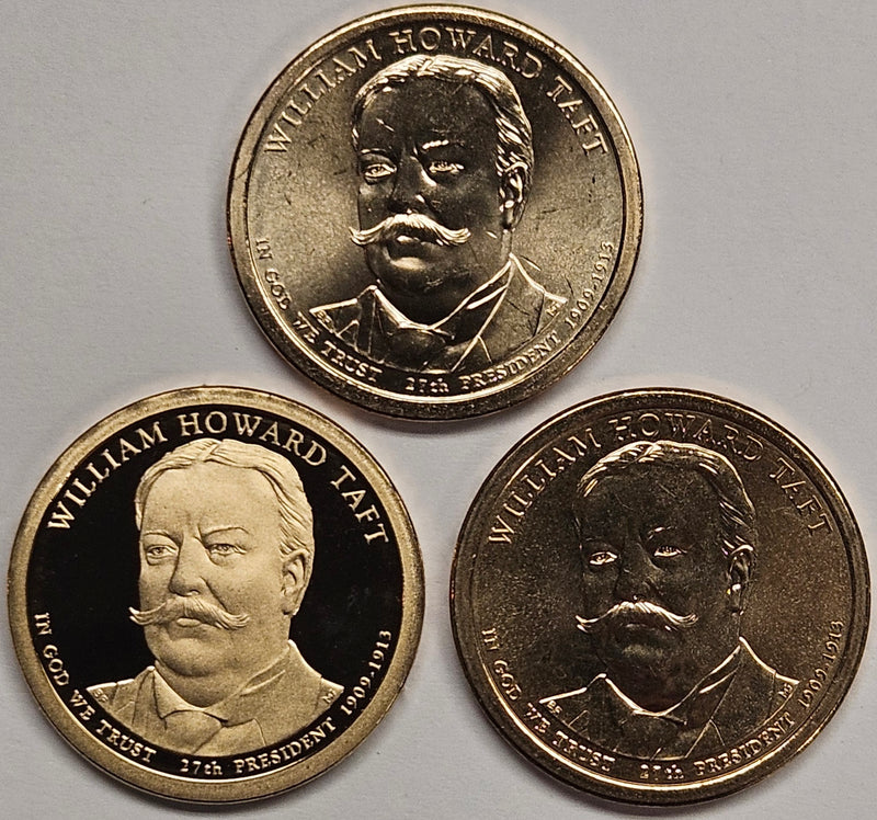 2013-PDS Taft Presidential Dollars . . . . Choice BU and Superb Proof