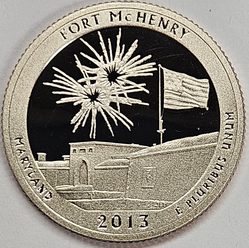 2013-S Fort McHenry National Monument, MD Quarter Superb Brilliant Proof