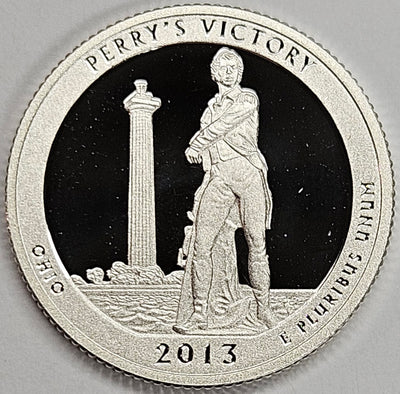 2013-S Perry's Victory and International Peace Memorial, OH Quarter Superb Brilliant Proof Silver