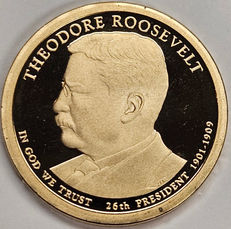 2013-S Roosevelt - Theodore - Presidential Dollar . . . . Superb Brilliant Proof