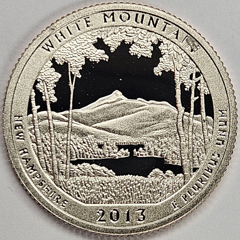 2013-S White Mountain National Forest, NH Quarter Superb Brilliant Proof