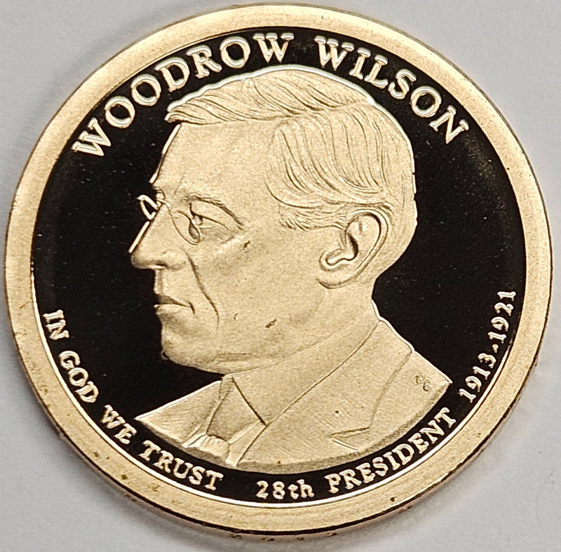 2013-S Wilson Presidential Dollar . . . . Superb Brilliant Proof