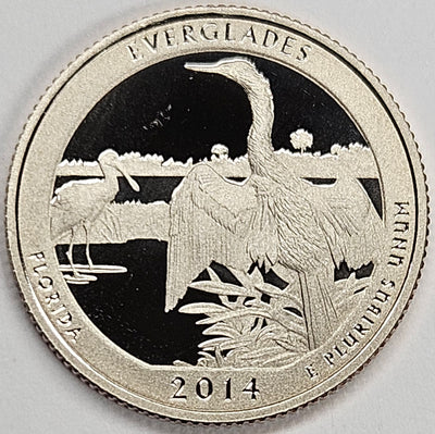 2014-S Everglades National Park, FL Quarter Superb Brilliant Proof