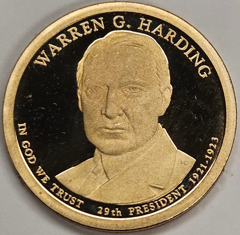 2014-S Harding Presidential Dollar . . . . Superb Brilliant Proof