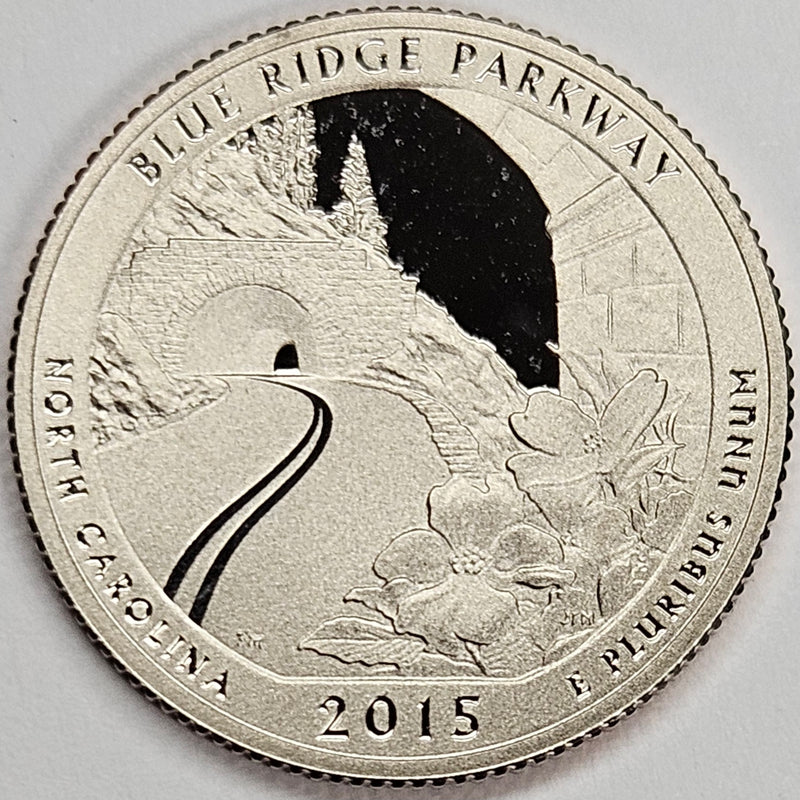 2015-S Blue Ridge National Park, NC Quarter Superb Brilliant Proof