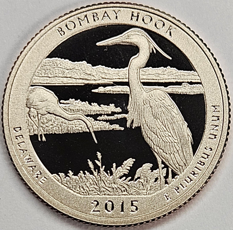 2015-S Bombay Hook National Wildlife Refuge, DE Quarter Superb Brilliant Proof