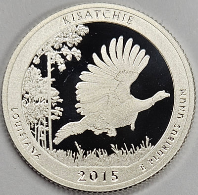 2015-S Kisatchie National Forest, LA Quarter Superb Brilliant Proof Silver