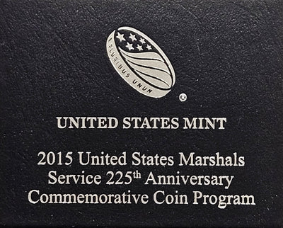 2015-S U.S. Marshals Service 225th Anniversary Half . . . . Gem Brilliant Proof in original U.S. Mint Box