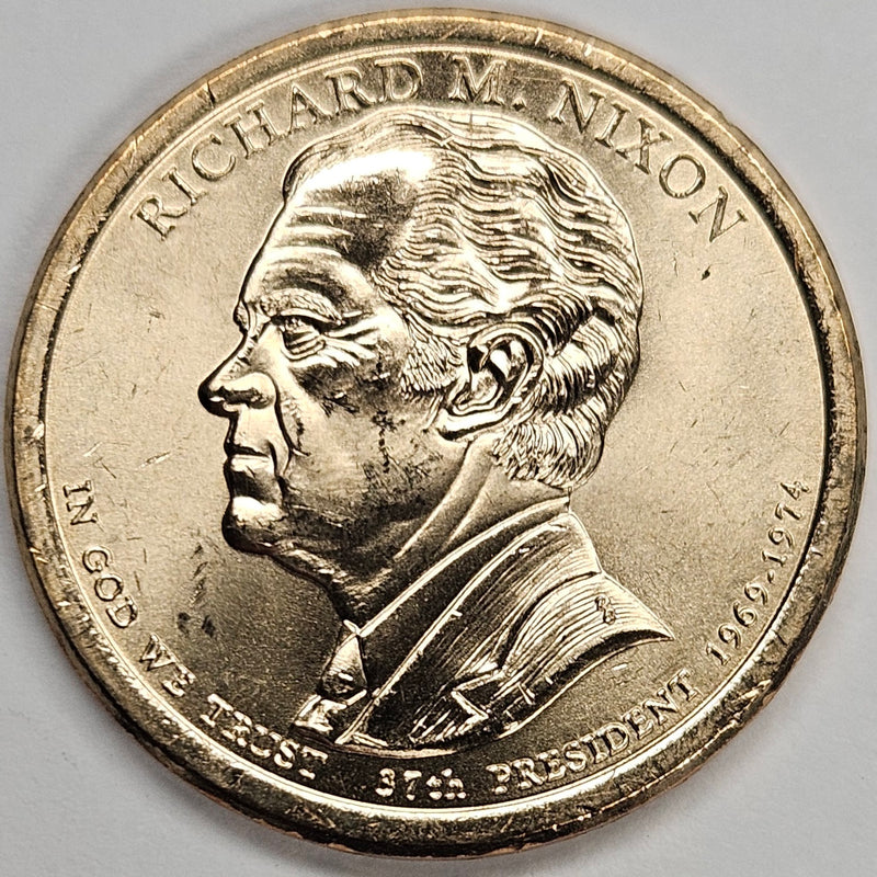 2016 Nixon Presidential Dollar . . . . Choice Brilliant Uncirculated