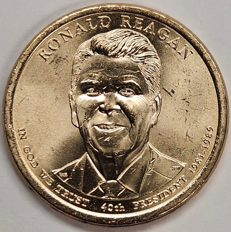 2016 Reagan Presidential Dollar . . . . Choice Brilliant Uncirculated