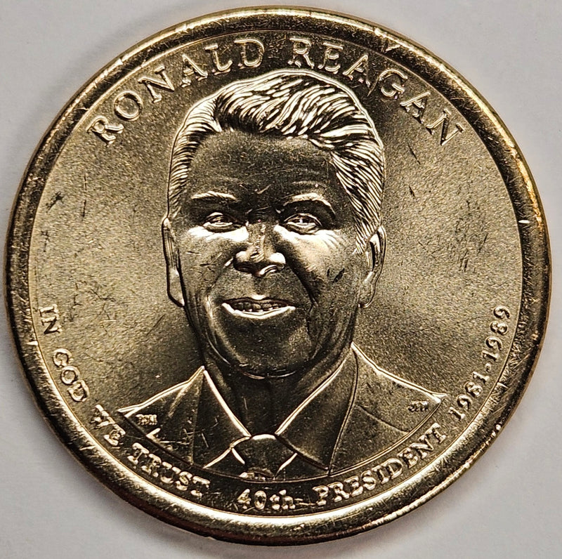 2016-D Reagan Presidential Dollar . . . . Choice Brilliant Uncirculated