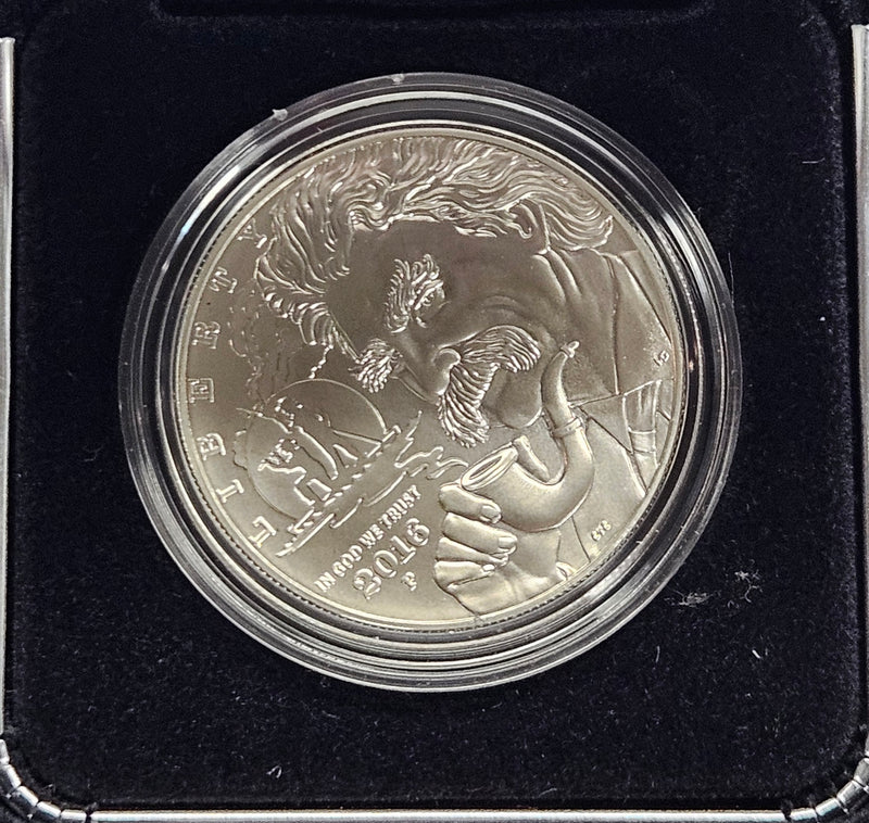 2016-P Mark Twain Silver Dollar . . . . Gem BU in original U.S. Mint Box