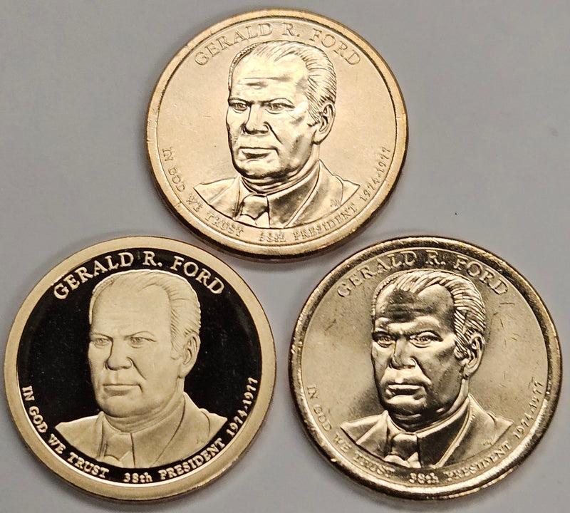 2016-PDS Ford Presidential Dollars . . . . Choice BU and Superb Proof