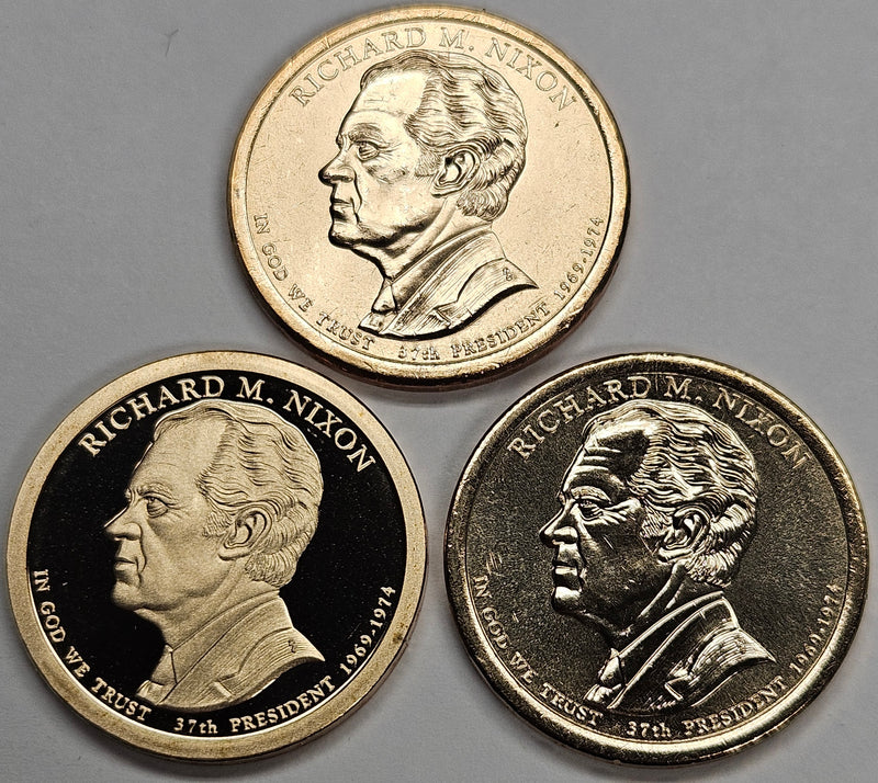 2016-PDS Nixon Presidential Dollars . . . . Choice BU and Superb Proof