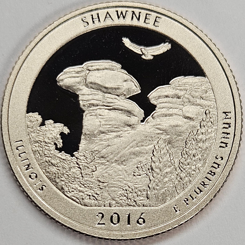 2016-S Shawnee National Forest, IL Quarter Superb Brilliant Proof