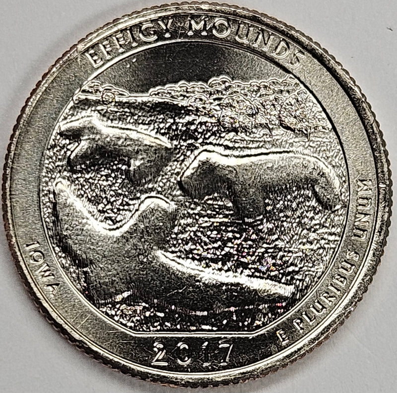 2017-D Effigy Mounds National Park, IA Quarter Choice BU