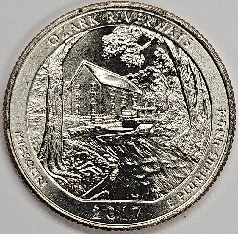 2017-D Ozark National Park, MO Quarter Choice BU