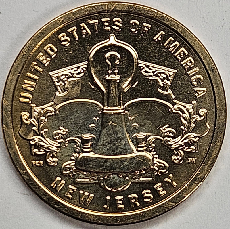 2019-D New Jersey Innovation Dollar . . . . Choice Brilliant Uncirculated