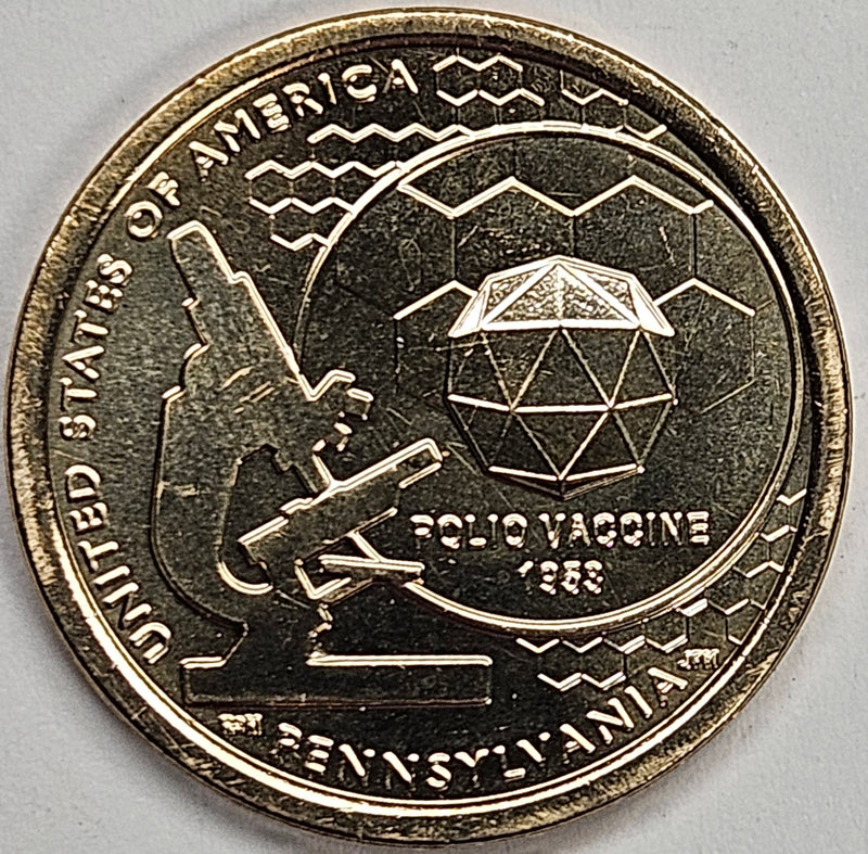 2019-D Pennsylvania Innovation Dollar . . . . Choice Brilliant Uncirculated