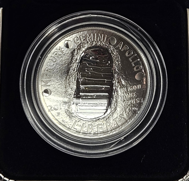 2019-P Apollo 11 50th Anniversary Silver Dollar . . . . Gem Brilliant Proof in original U.S. Mint Box