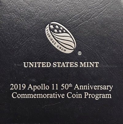 2019-P Apollo 11 50th Anniversary Silver Dollar . . . . Gem BU in original U.S. Mint Box