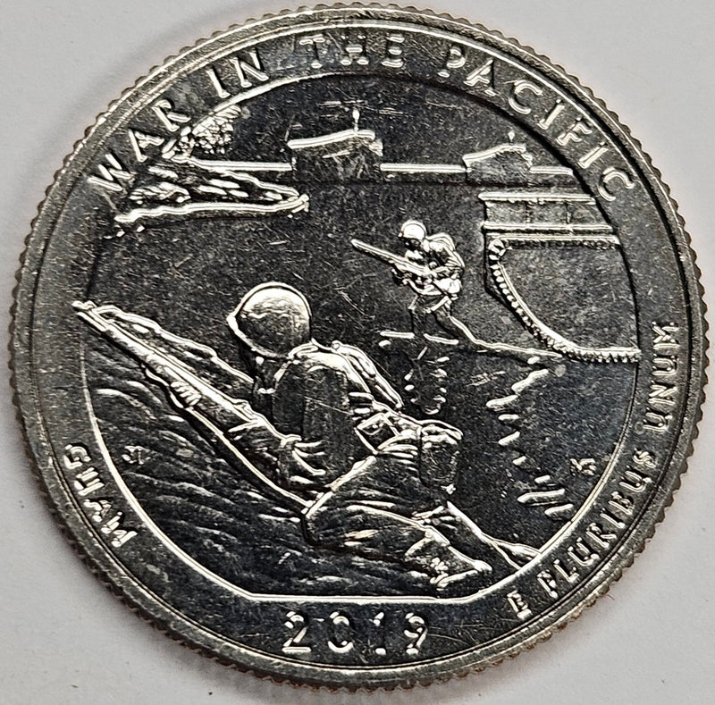 2019-S War In The Pacific Quarter National Historic Park, Guam . . . . Choice Brilliant Uncirculated