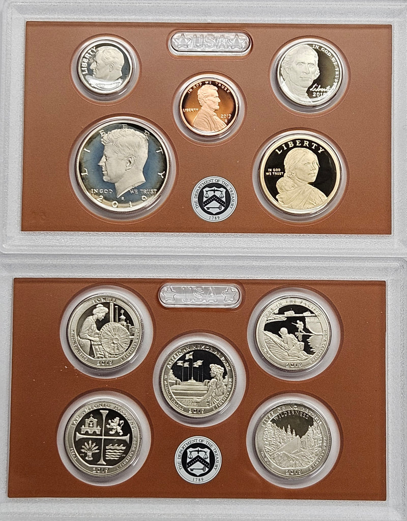 2019-S 10-coin Proof Set Superb Brilliant Proof