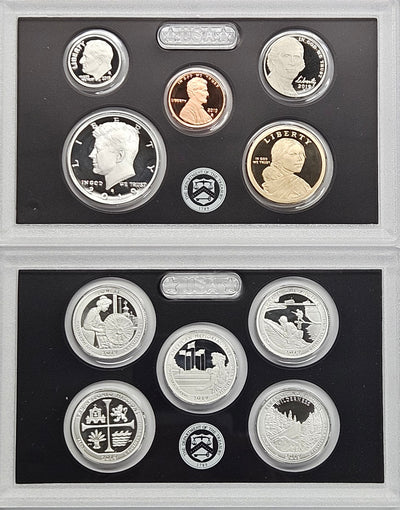 2019-S 10-coin Silver Proof Set Superb Brilliant Proof