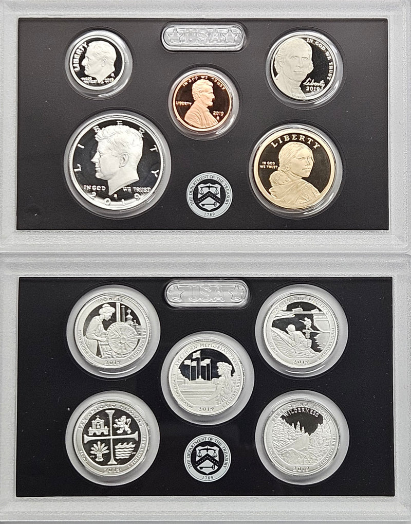 2019-S 10-coin Silver Proof Set Superb Brilliant Proof