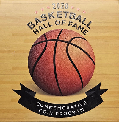 2020-P Basketball Hall of Fame 60th Anniversary Silver Dollar . . . . Gem BU in original U.S. Mint Box