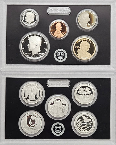 2020-S 10-coin Silver Proof Set Superb Brilliant Proof