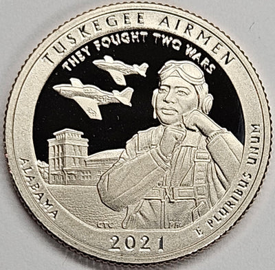 2021-S Tuskegee Airmen National Historic Site Quarter Superb Brilliant Proof