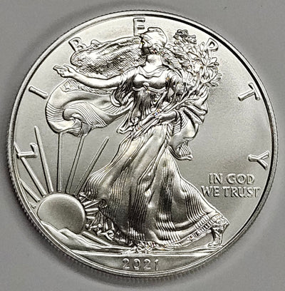 2021 Type 1 Silver Eagle Gem Brilliant Uncirculated