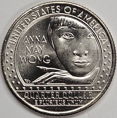 2022 Anna May Wong Famous Women Quarter Choice Brilliant Uncirculated