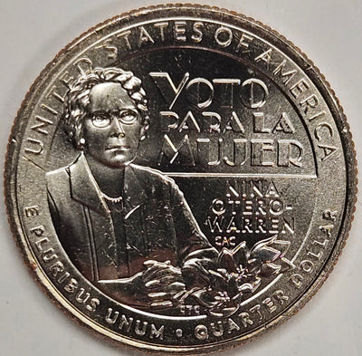 2022-D Nina Otero-Warren Famous Women Quarter Choice Brilliant Uncirculated