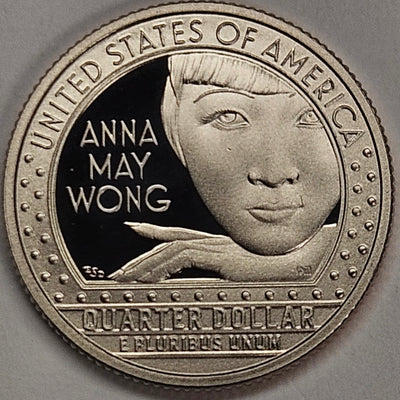 2022-S Anna May Wong Famous Women Quarter Superb Brilliant Proof