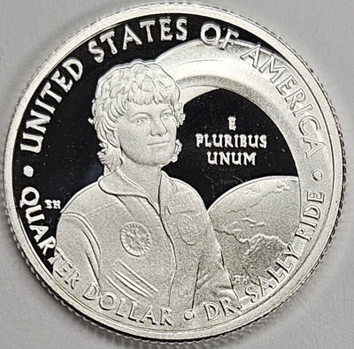 2022-S Silver Dr. Sally Ride Famous Women Quarter Superb Brilliant Proof Silver