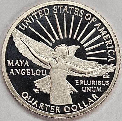 2022-S Maya Angelou Famous Women Quarter Superb Brilliant Proof