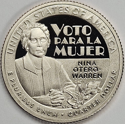 2022-S Nina Otero-Warren Famous Women Quarter Superb Brilliant Proof