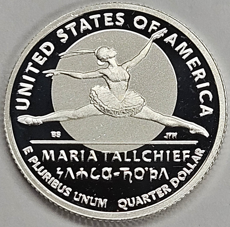 2023-S Silver Maria Tallchief Famous Women Quarter . . . . Superb Brilliant Proof Silver