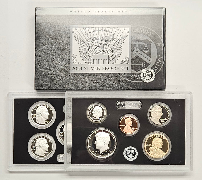 2024-S Silver Proof Set . . . .  Superb Brilliant Proof Silver