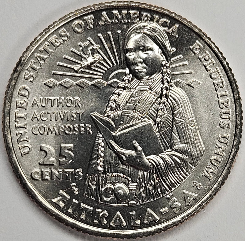 2024 Zitkala-Sa (meaning Red Bird) Famous Women Quarter . . . . Choice Brilliant Uncirculated