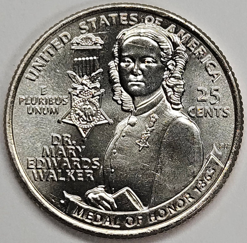 2024 D Dr. Mary Edwards Walker Famous Women Quarter . . . . Choice Brilliant Uncirculated