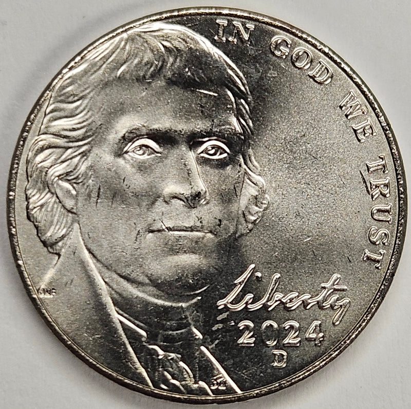 2024-D Jefferson Nickel Choice Brilliant Uncirculated