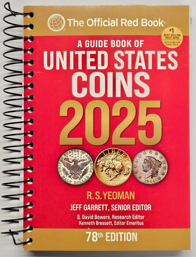 2025 US Red Book Spiral Bound