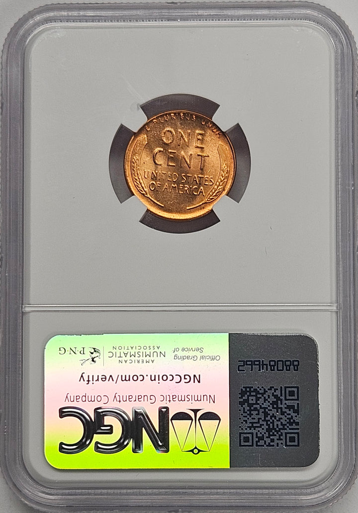 1956-D Lincoln Cent NGC MS-66 Red – Mount Vernon Coin