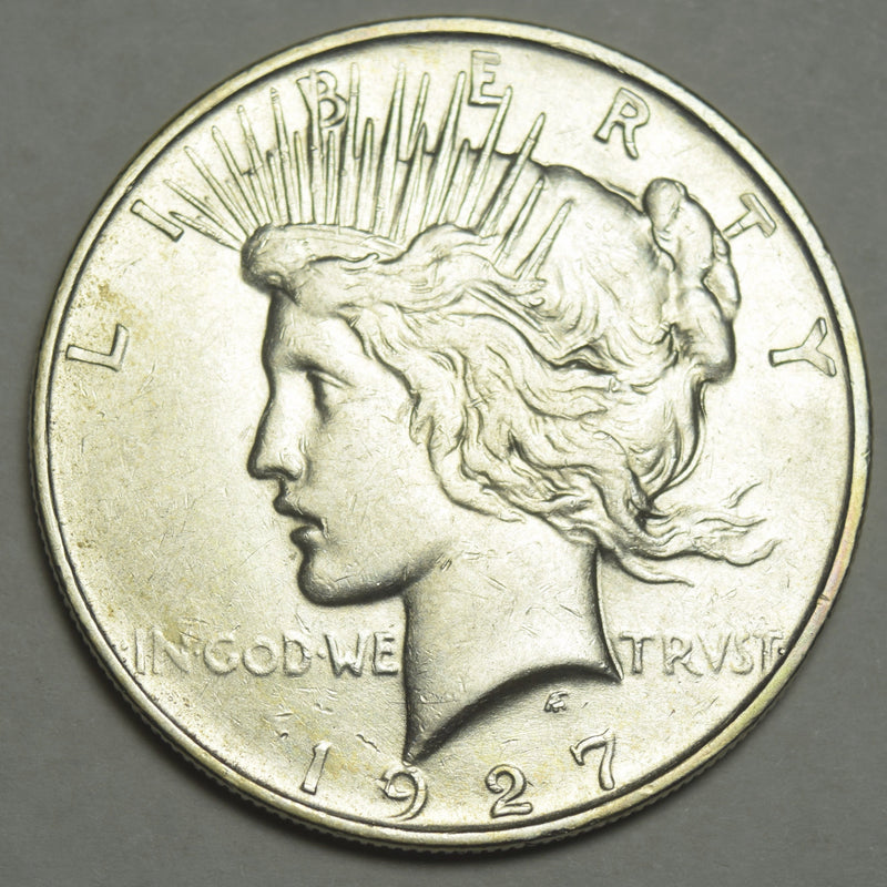 1927-D Peace Dollar Choice About Uncirculated