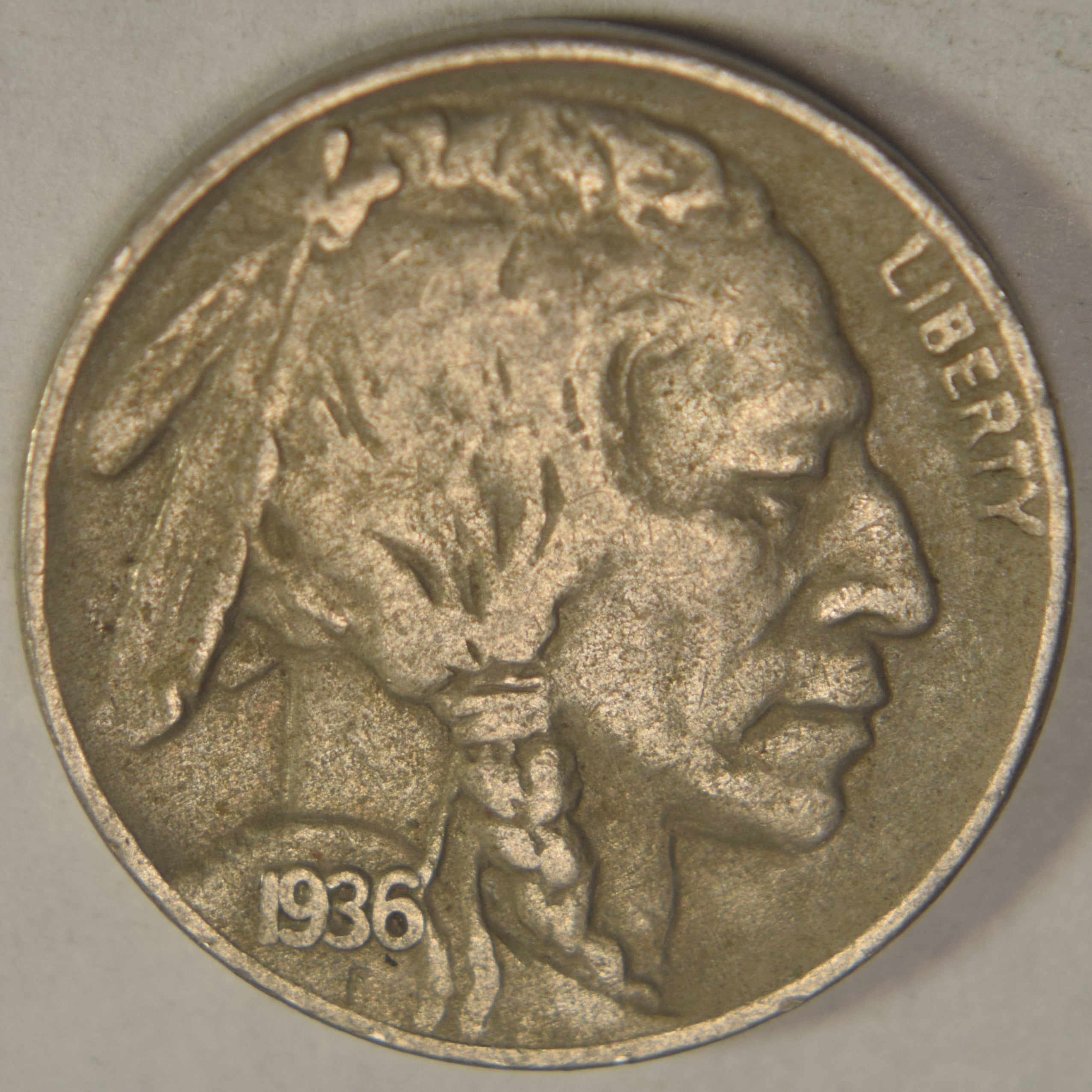 1936 Buffalo Nickel XF rim bump – Mount Vernon Coin