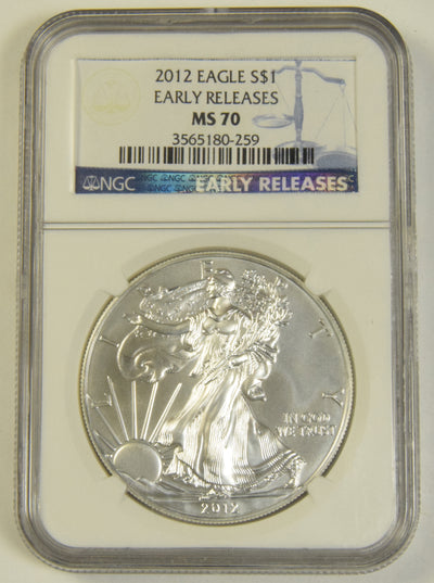 2012 Silver Eagle NGC MS-70 Early Releases